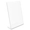 Deflecto Sign Holder, Slanted, Top Load, 8-1/2"x11", Clear DEF590101 - alternate 3